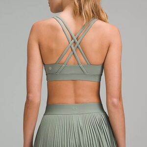 Lululemon Energy Bra - Grey Eucalyptus, Size 8 🩶